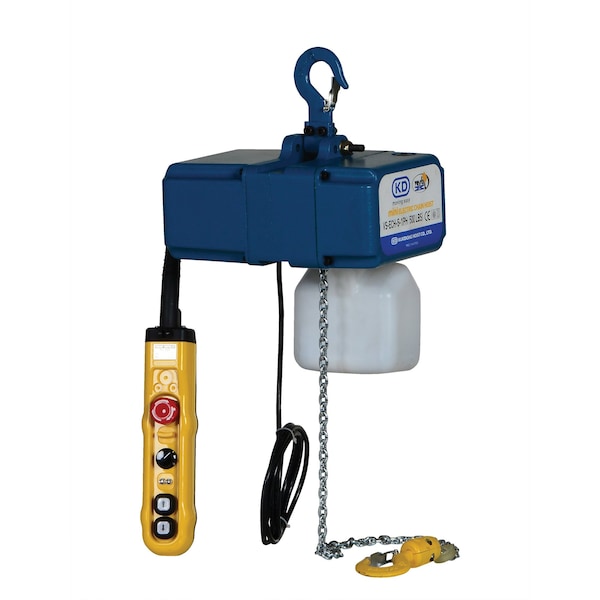 Electric Chain Hoist, 500 lb., 220V